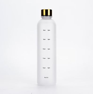 32oz Tritan BPA jarra de água livre com tampa e Time Marker palha para fitness ginástica esportes