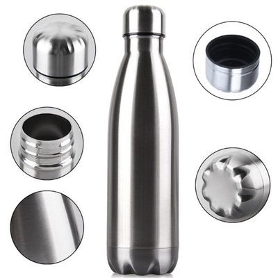 Isolamento térmico 500 ml de aço inoxidável de parede dupla garrafa de água de vácuo Cola forma Sublimação garrafa desportiva