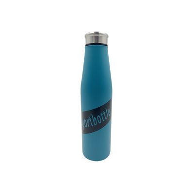 Garrafa de água de 750 ml de aço inoxidável clássica para adultos com design ecológico