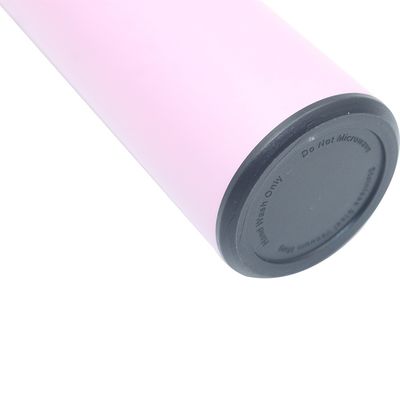 Botelha de água isolada a vácuo de parede dupla de aço inoxidável com display de temperatura LED