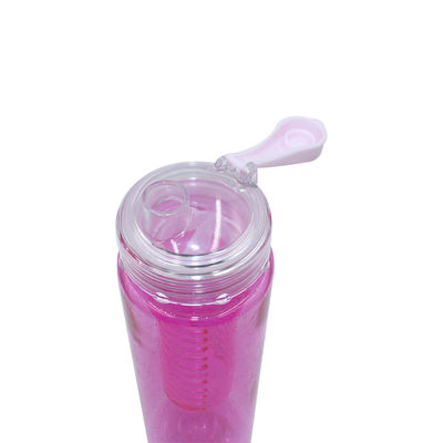 Garrafa de água de esporte de cristal sem desempenho de isolamento térmico e logotipo personalizado