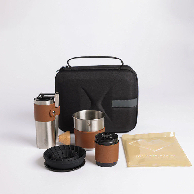 Conveniente e estilo de design europeu Outdoor portátil manual dobrável máquinas de moer café conjuntos