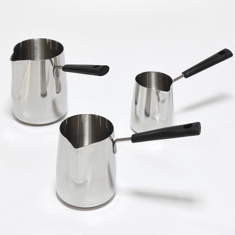 Percolador metálico de capacidade 250 ml/350 ml/600 ml/1000 ml Pot de café Moka e manteiga de leite