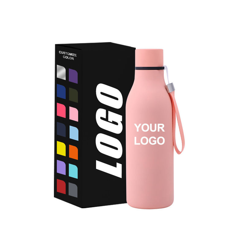 Mantenha suas bebidas na temperatura perfeita com 550ml de garrafa de água de vácuo de aço inoxidável