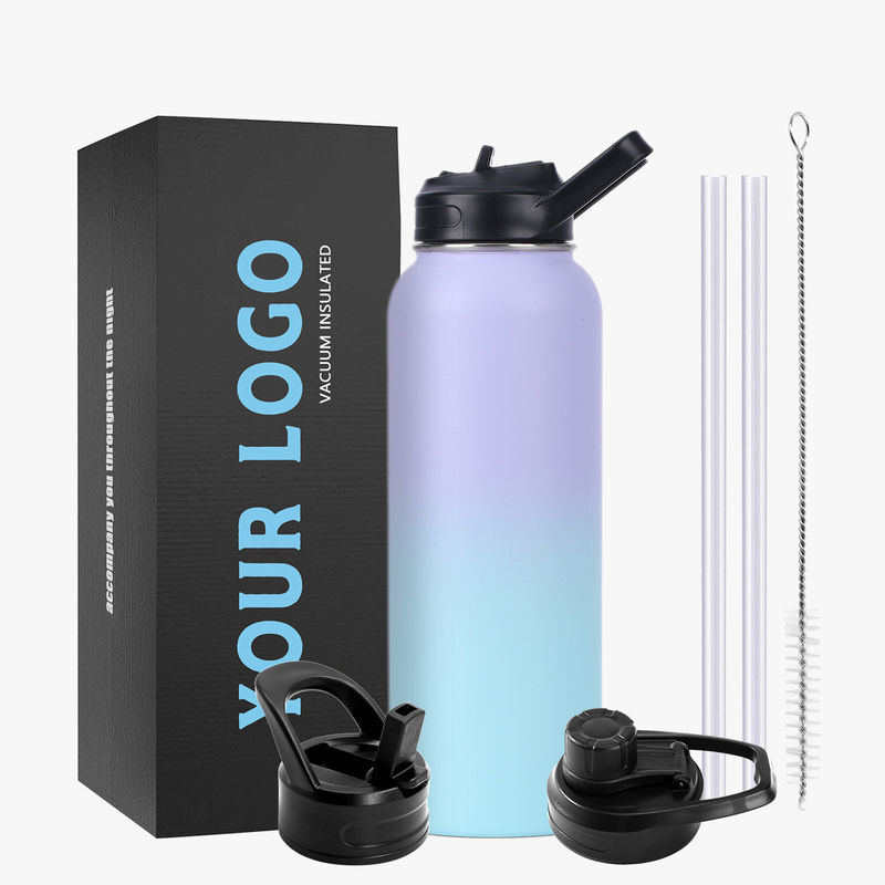 Performance de isolamento térmico Mantenha frio por 24 horas 32oz garrafa de água de aço inoxidável