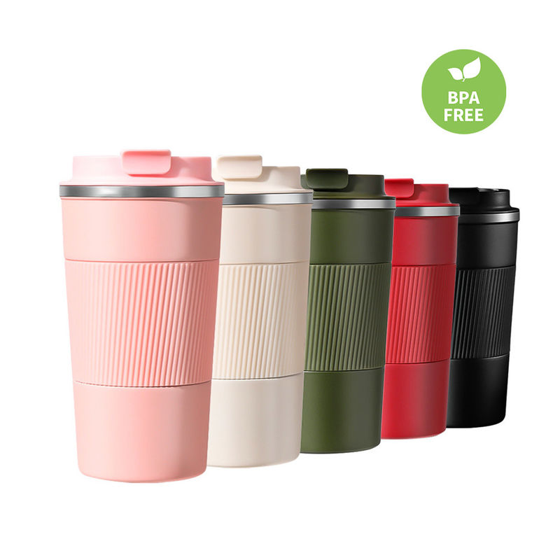 380ml Capacidade caneca de café de aço inoxidável para viagens de carro cores personalizadas aceitas