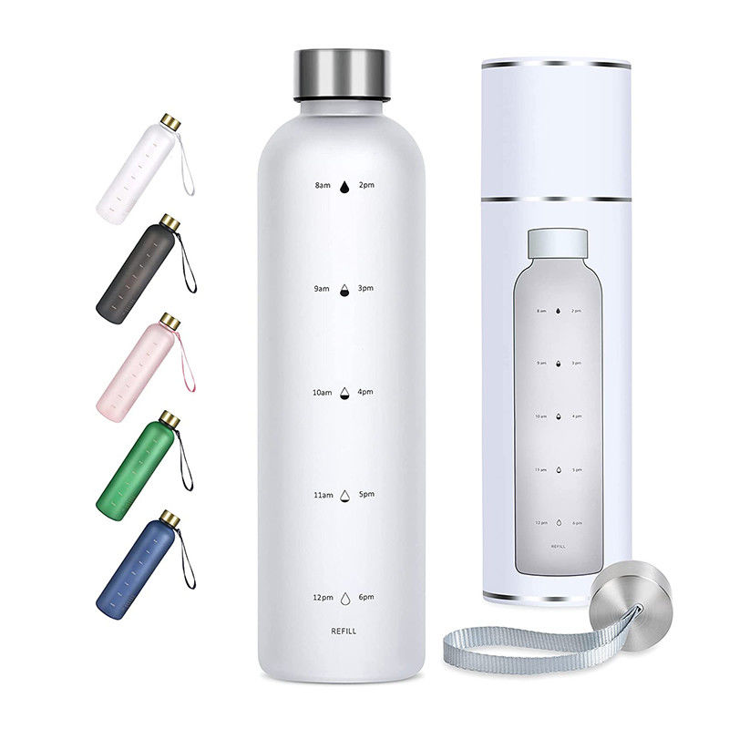 Bottle de água de motivação livre de BPA para esportes e atividades ao ar livre