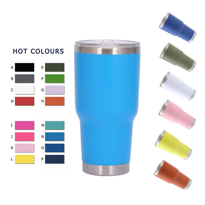 30oz de BPA GRATUITO Tubarão de aço inoxidável com tampa e logotipo do cliente