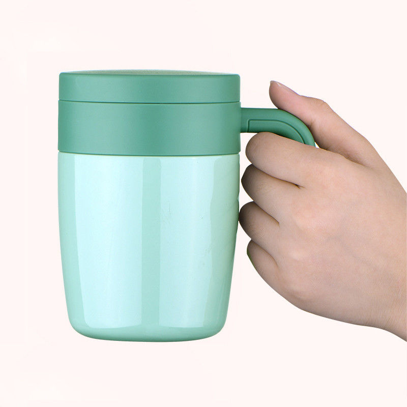 14oz 400ml 316 caneca de café de escritório de aço inoxidável com infusor de chá elegante e funcional