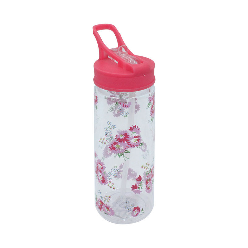 Garrafa de água pastoral portátil personalizada para meninas 7.3x7.9x23.2cm Design pastoral